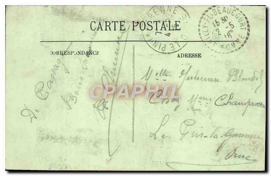 CPA Saint Valery sur Somme La Digue Bateaux — Back