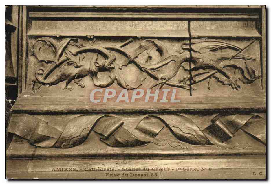 Amiens - Cathédrale - Stalle du Chœur - 1ère Série, N° 8