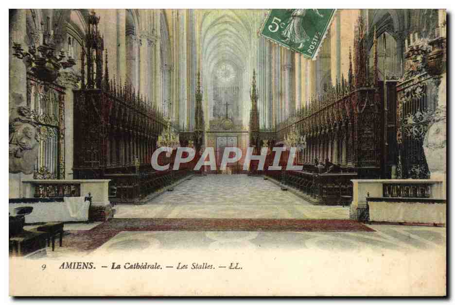 Amiens — Die Kathedrale — Die Stühle — Verlag L.