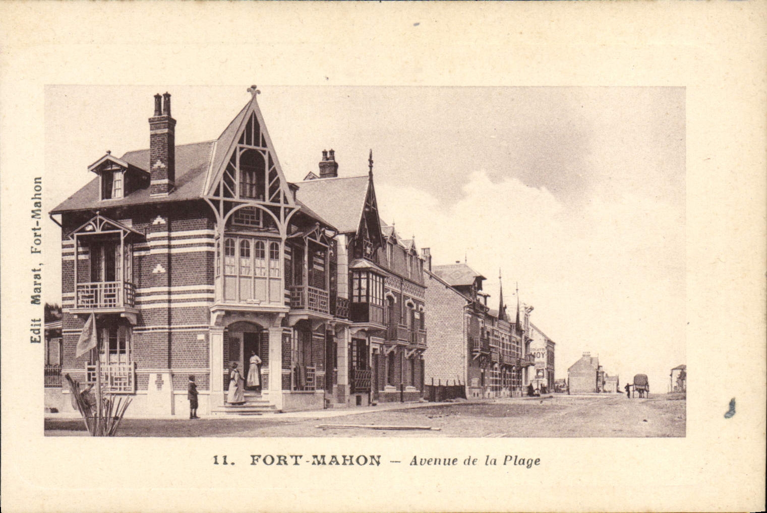 CPA Fort Mahon Avenue de la Plage 