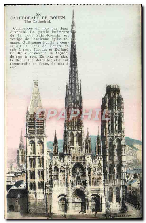 CPA Cathedrale de Rouen 