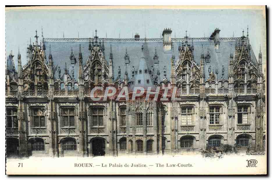 CPA Rouen Le Palais de Justice 