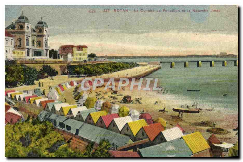 CPA Royan Le Conche de Foncillon et la nouvelle jetee