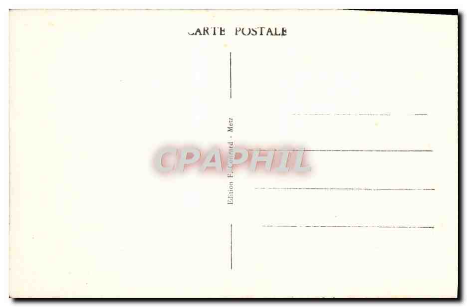 Metz - Moyen Pont et Rue de la Garde — Édition F. C. Leoard - Metz — Rückseite