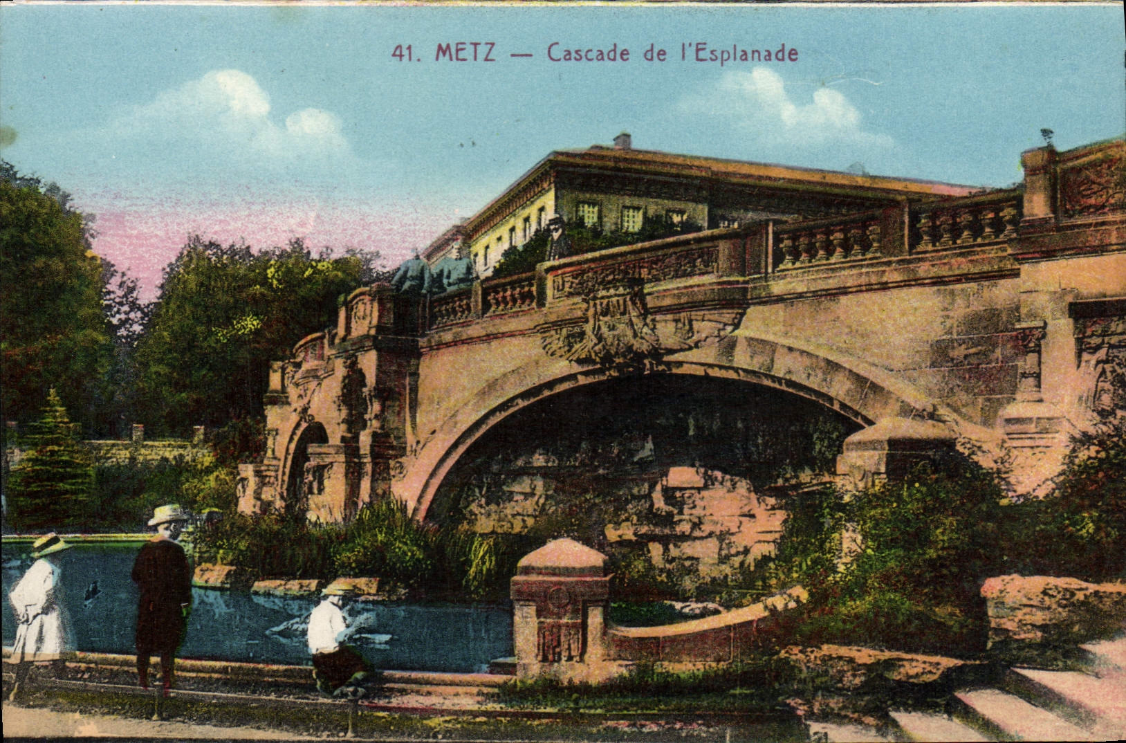 METZ — Cascade de l'Esplanade — Édition P.B.M.