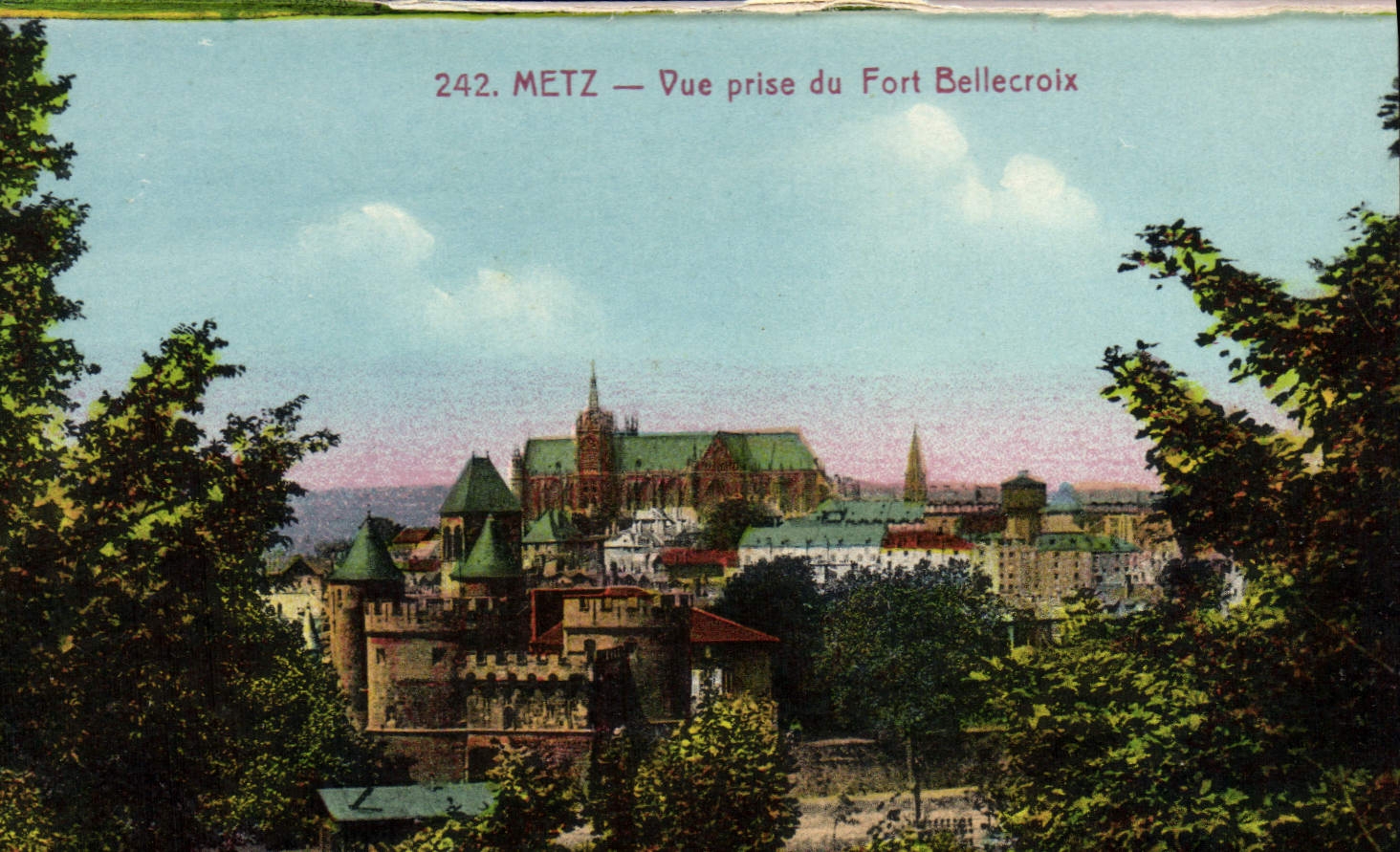 METZ — Vue prise du Fort Bellecroix — Edition R. HEN