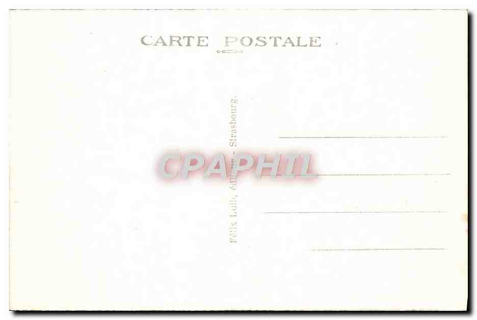 CPA Strasbourg Vue generale  — Verso