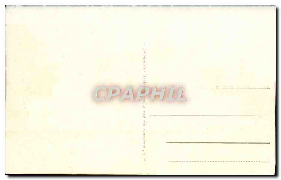 CPA Reims La Bibliotheque — Rückseite