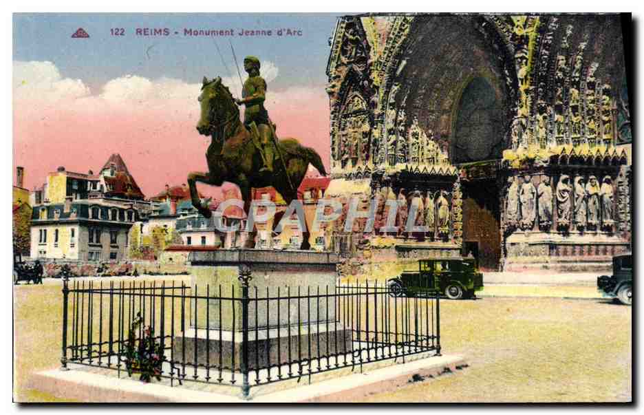 Reims - Monument Jeanne d'Arc — éditeur 'Association des Arts Éthnographiques' - n° 122