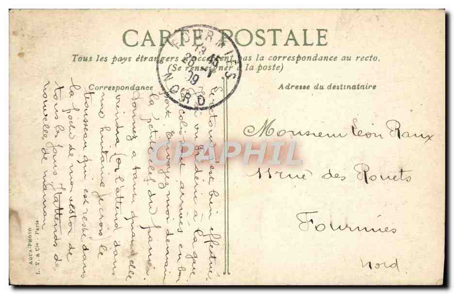 Sosseville-Plines — Quaiour de la Vésle — Éditeur : A. F. A. Cu - Péria — Back