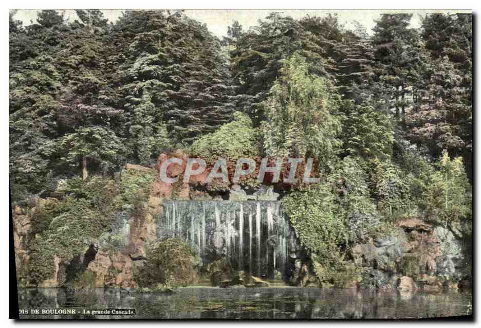 CPA Paris Bois De Boulogne la Grasde Cascade