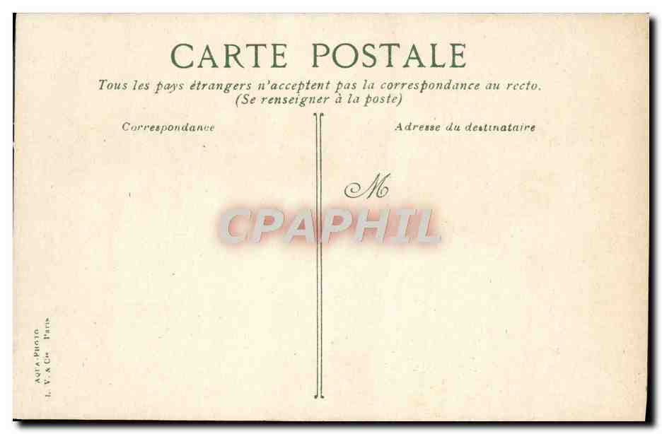 CPA Paris Palais De I'Elysee — Rückseite