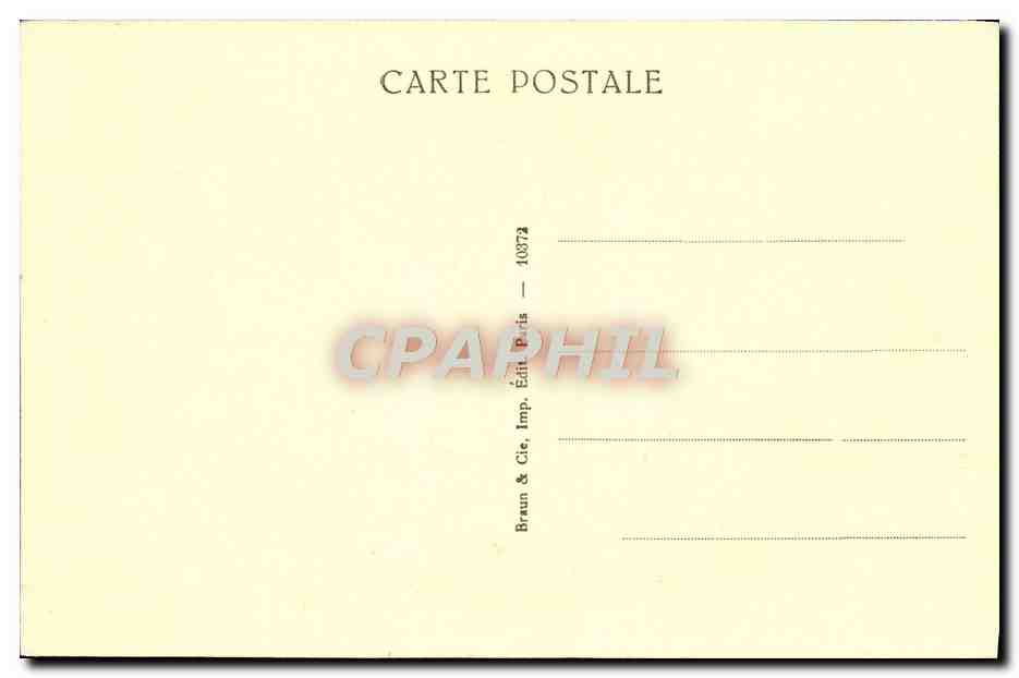 CPA Greuze La Cruche Cassee Paris Musee du Louvre — Verso