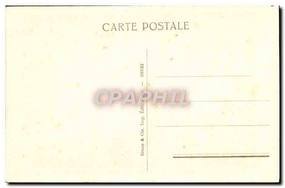 CPA Millet Le Parc A Moutons Clair De Lune Paris Musee du Louvre — Verso