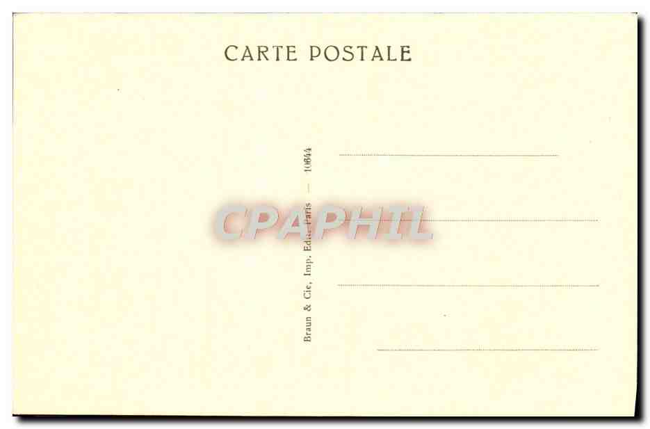 CPA Millet Les glaneuses Paris Musee du Louvre — Verso