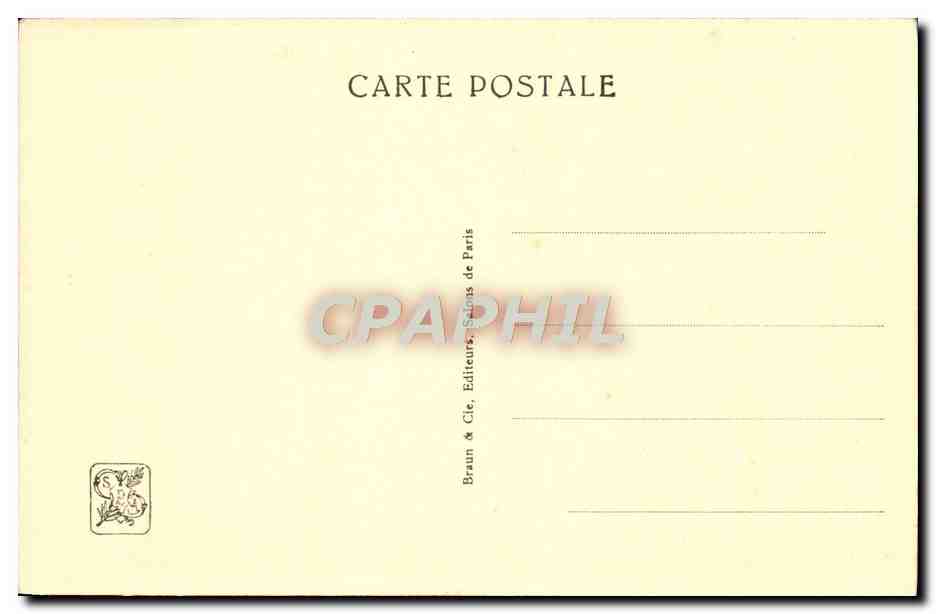 CPA Ma Maison Mme Ranvier Chartier  — Verso