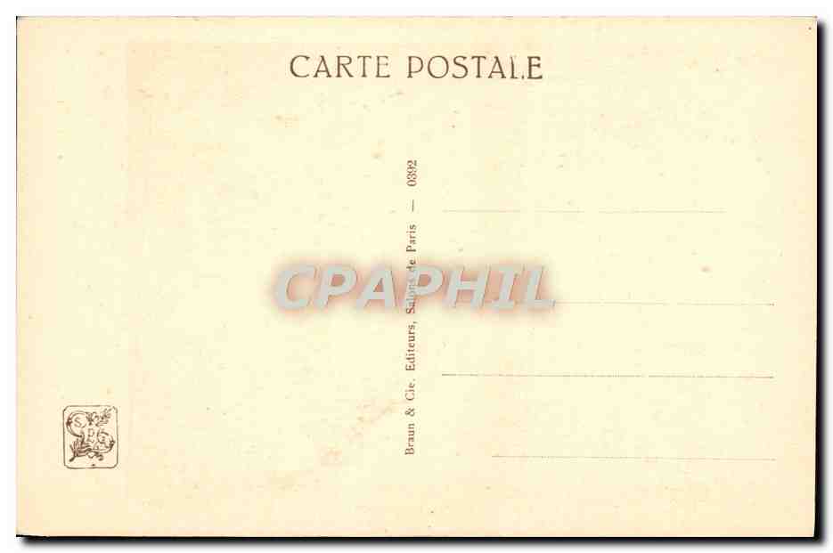 CPA La Double Occasion Boutigny — Rückseite