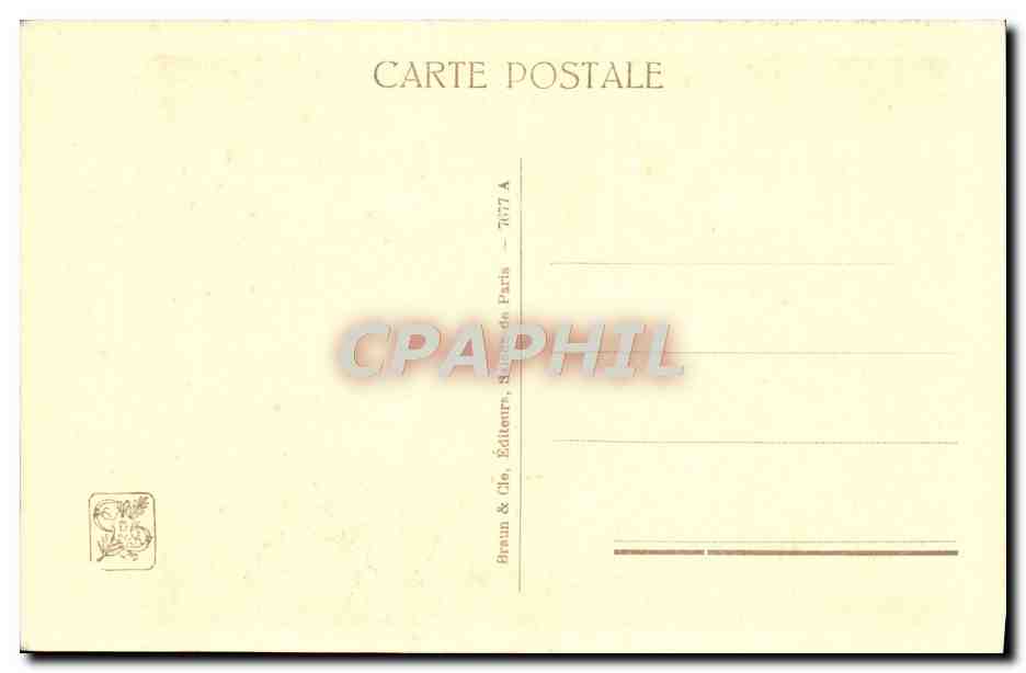 CPA Portrait Fleuri Abbema  — Verso