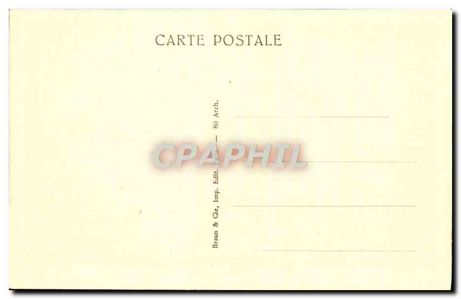 CPA Athenes L'acropole Vue Prise Du Pnyx — Rückseite