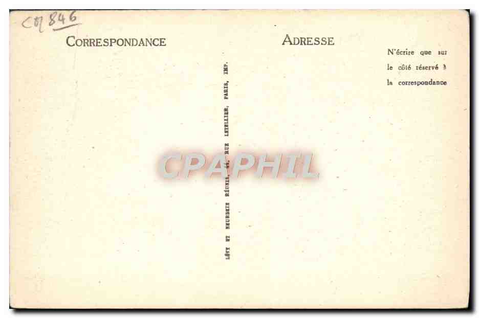 CPA Lourdes Le Rosaire Le Portail — Verso