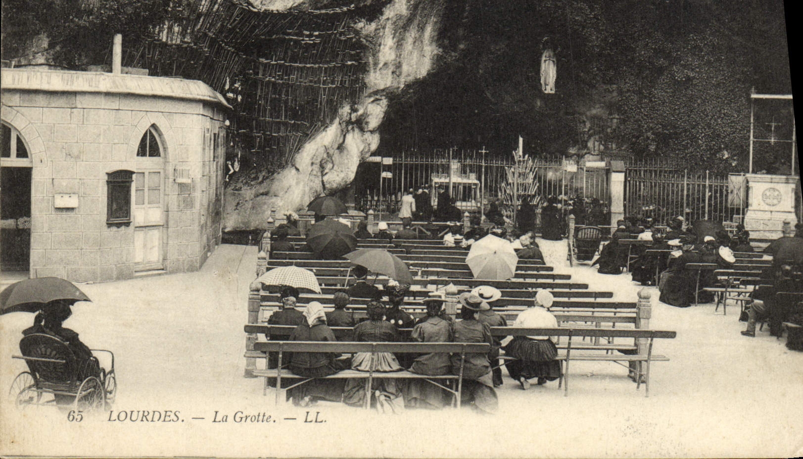 LOURDES — La Grotte — LL. — Éditeur LL, n° 65