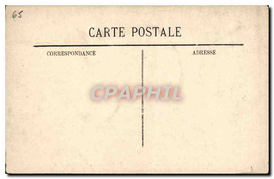 CPA Lourdes 5eme station du calvaire — Verso