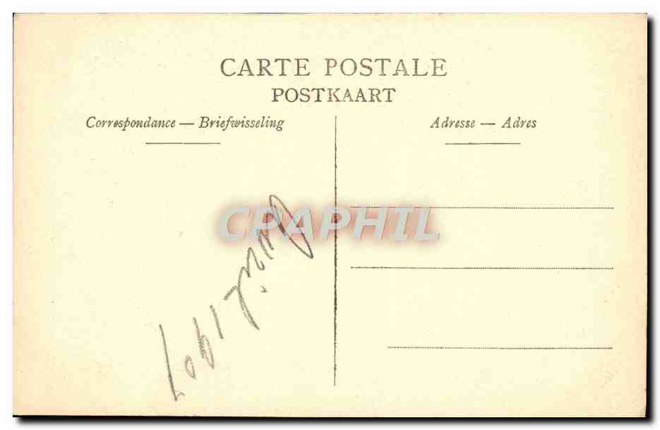 CPA Musee Royal D'Anvers Quentin Massys L'ensevelissement du Christ  — Verso