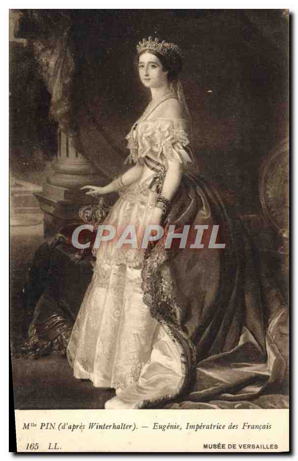 CPA Mlle Pin Eugenie Imperatrice Des Francais Musee de Versailles