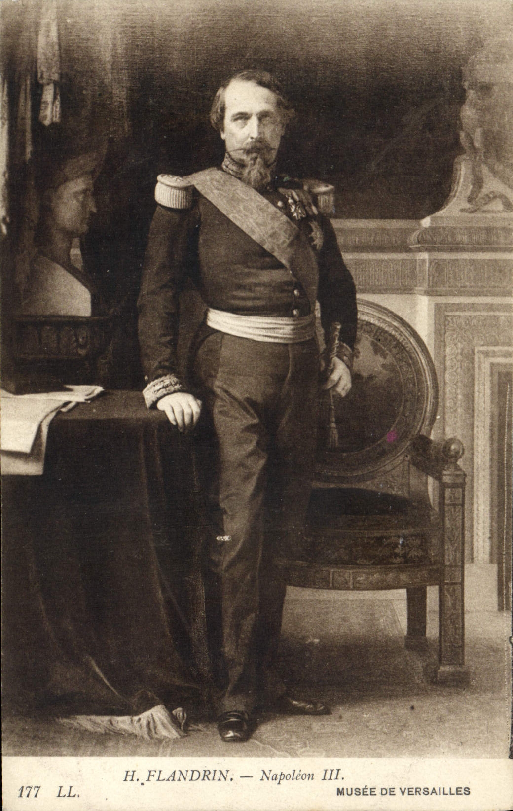 CPA Flandrin Napoleon III Musee De Versailles