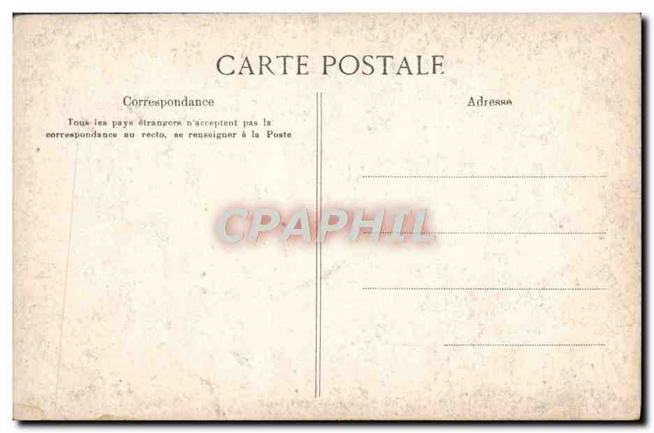 CPA Musee du Luxembourg Aizelin Agar et Ismael — Verso