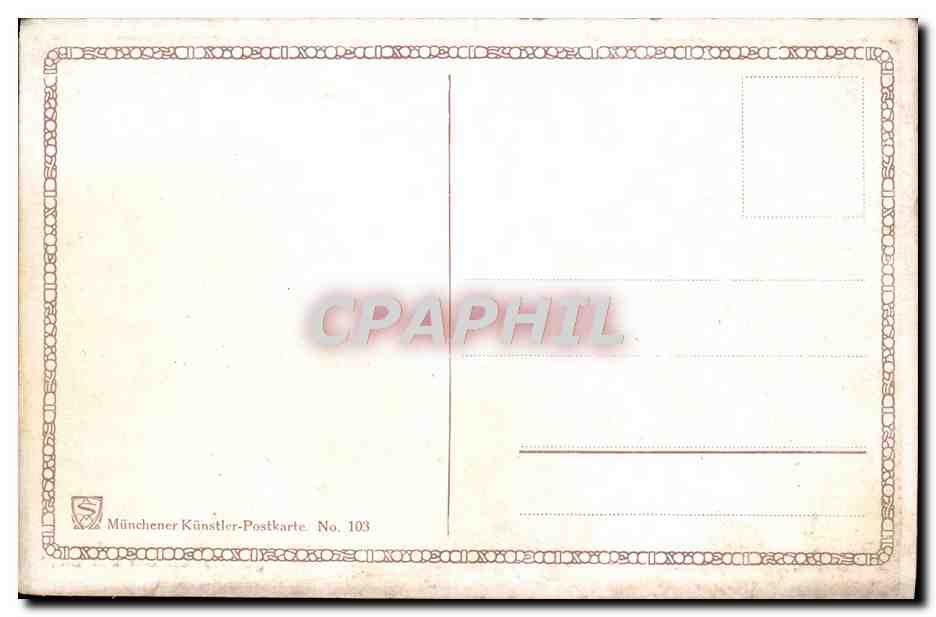 CPA Siehe Ich Bin Bei — Rückseite