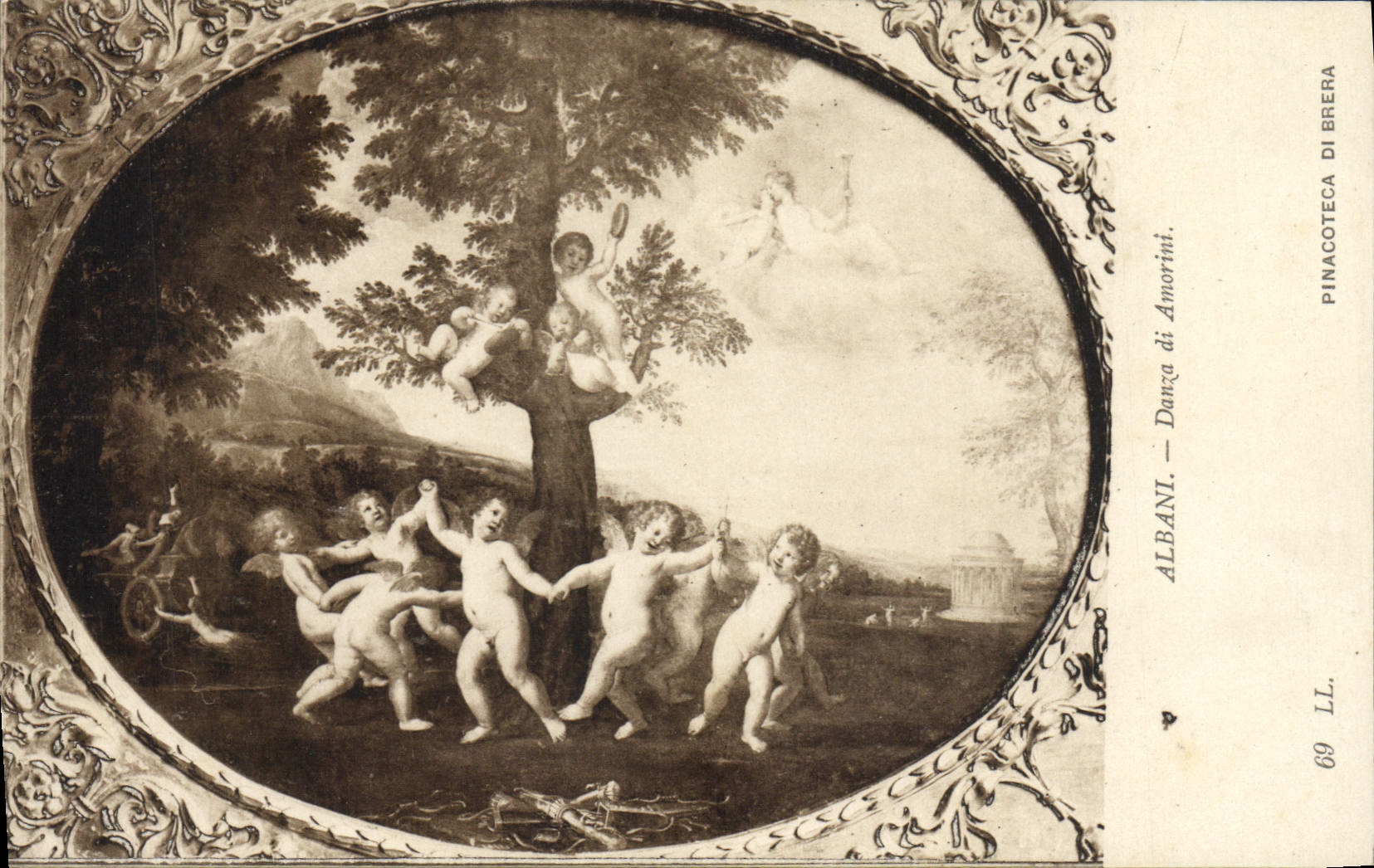 CPA Albani Danza Di Amorini