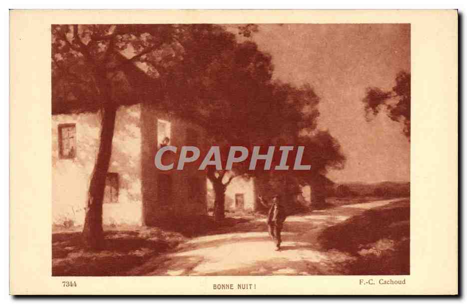 CPA Bonne Nuit Cachoud