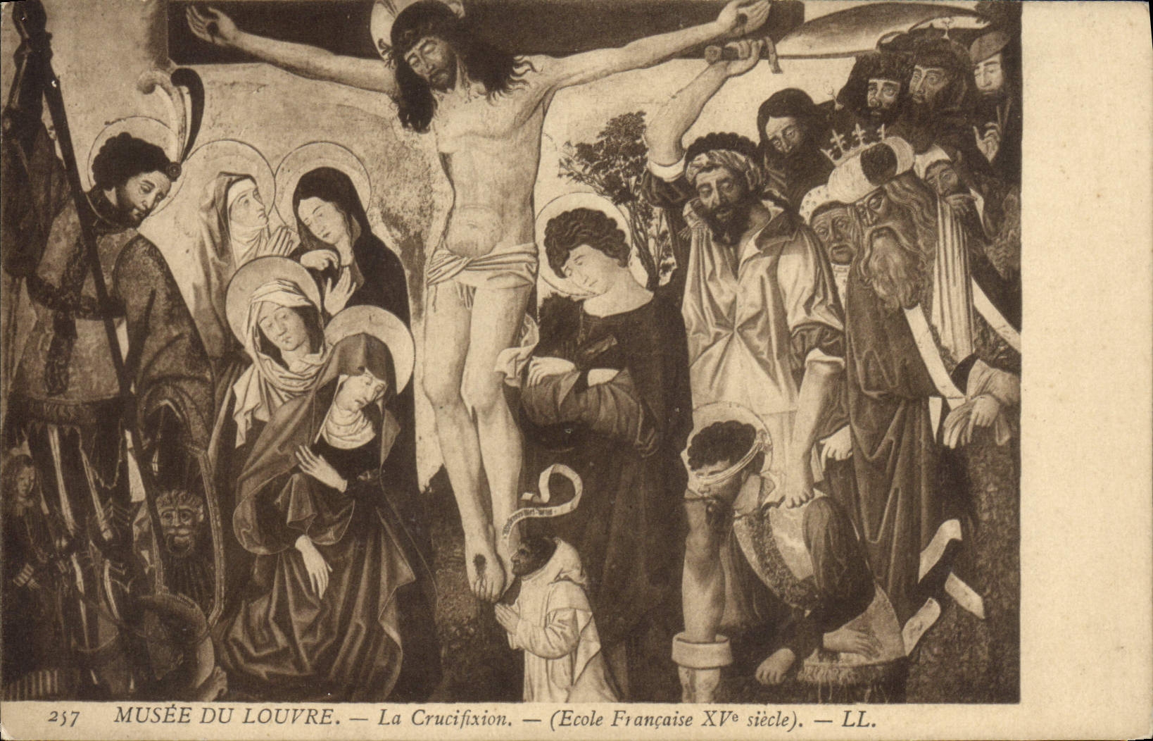 CPA Musee Du Louvre La Crucifixion
