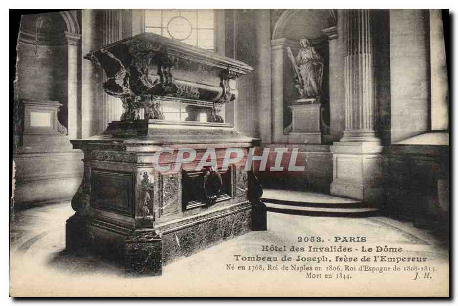 CPA Paris Hotel Des Invalides Le Dome Tombeau de Joseph frere de l'Empereur