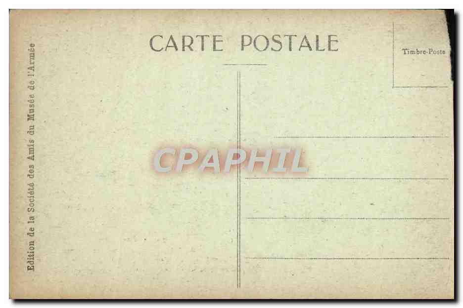 CPA Paris Hotel Des Invalides Le Dome Tombeau de Joseph frere de l'Empereur — Rückseite