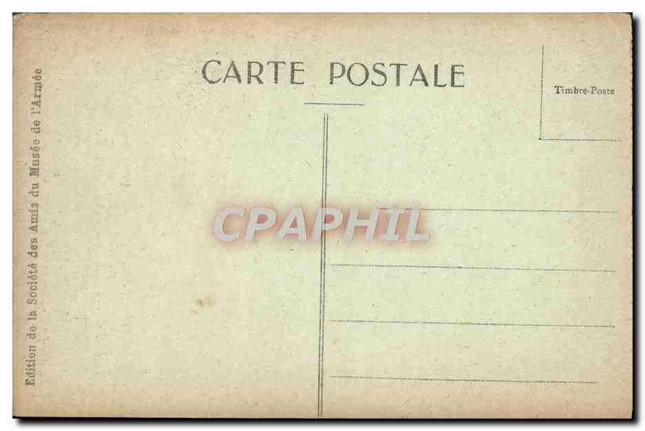 CPA Paris Hotel Des Invalides Tombeau de Napoleon  — Rückseite