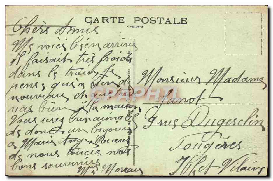 CPA Paris La Fontaine Carpeaux Jardin du Luxembourg  — Verso