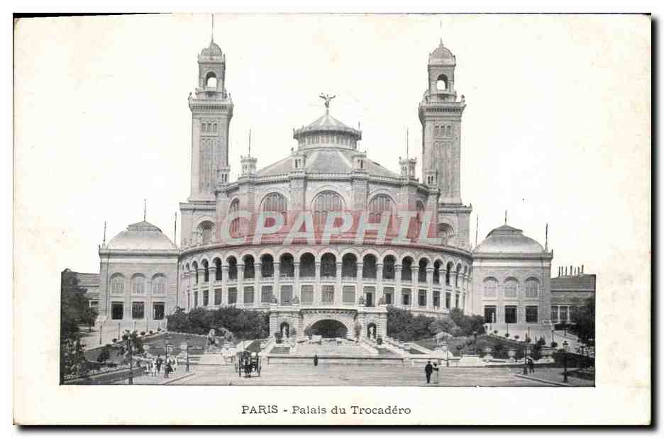 CPA Paris Palais Du Trocadero