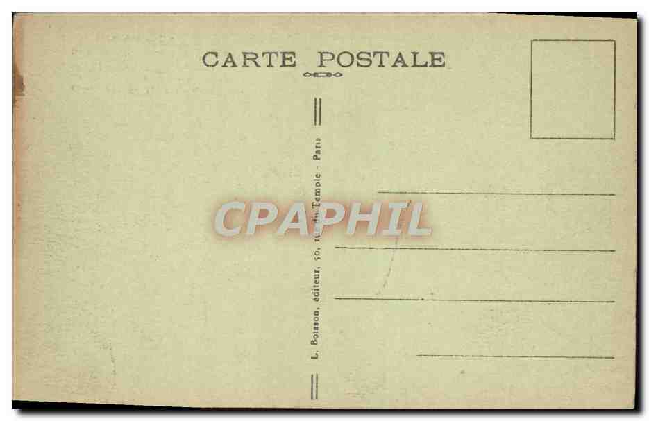 CPA Paris Arc De Triomphe Du Carrousel — Rückseite