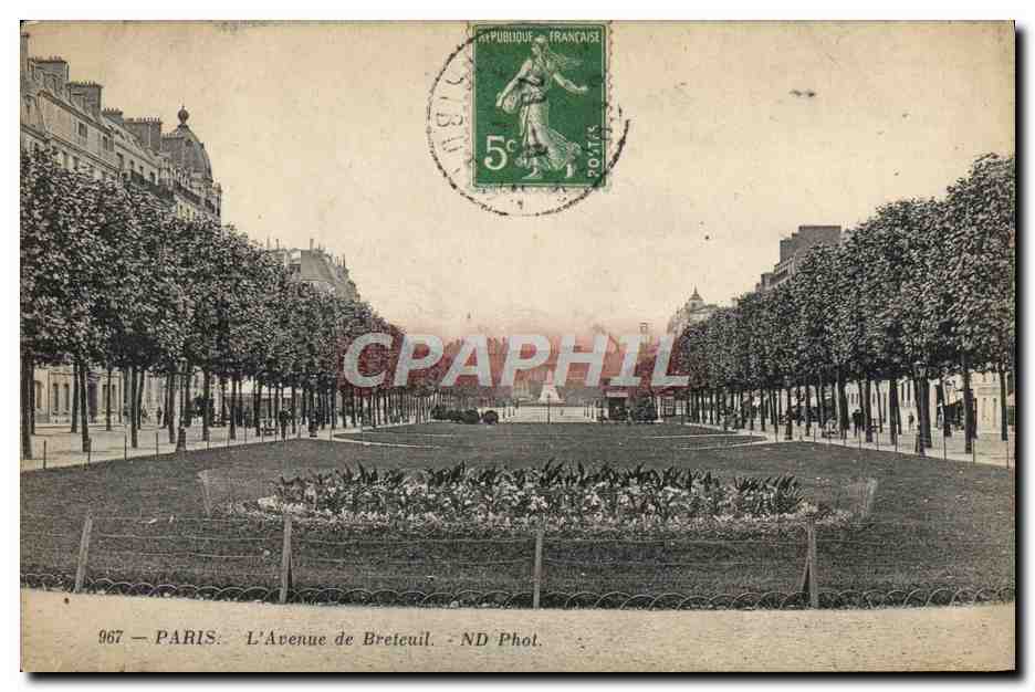 CPA Paris L'Avenue De Breteuil