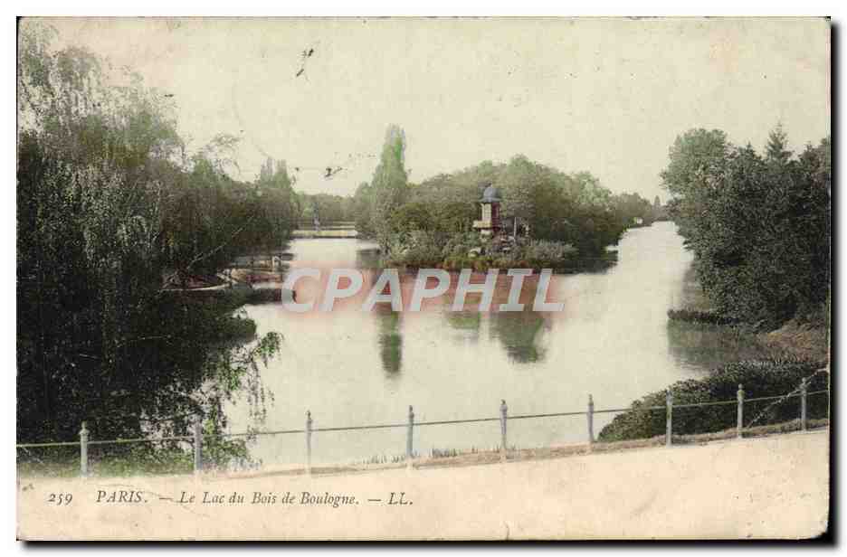 CPA Paris Le Lac Du Bois De Boalogne