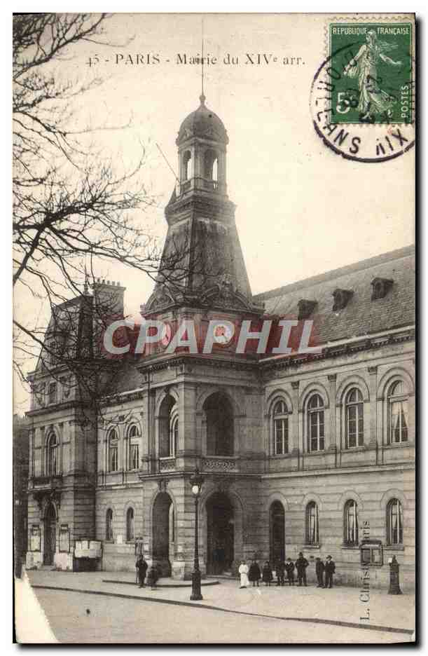 CPA Paris Mairie du 14eme