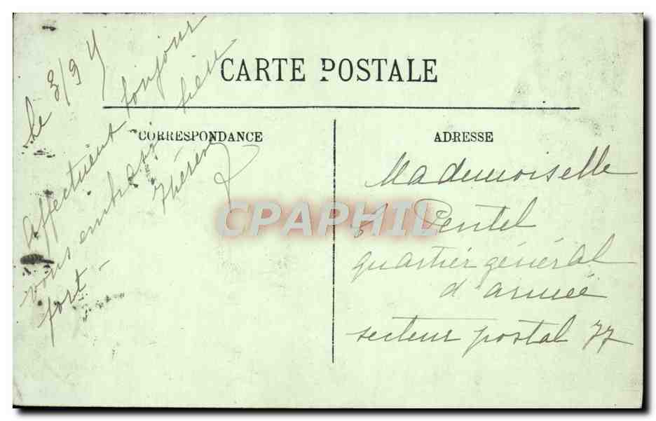 CPA Paris Le Square Saint Pierre — Rückseite
