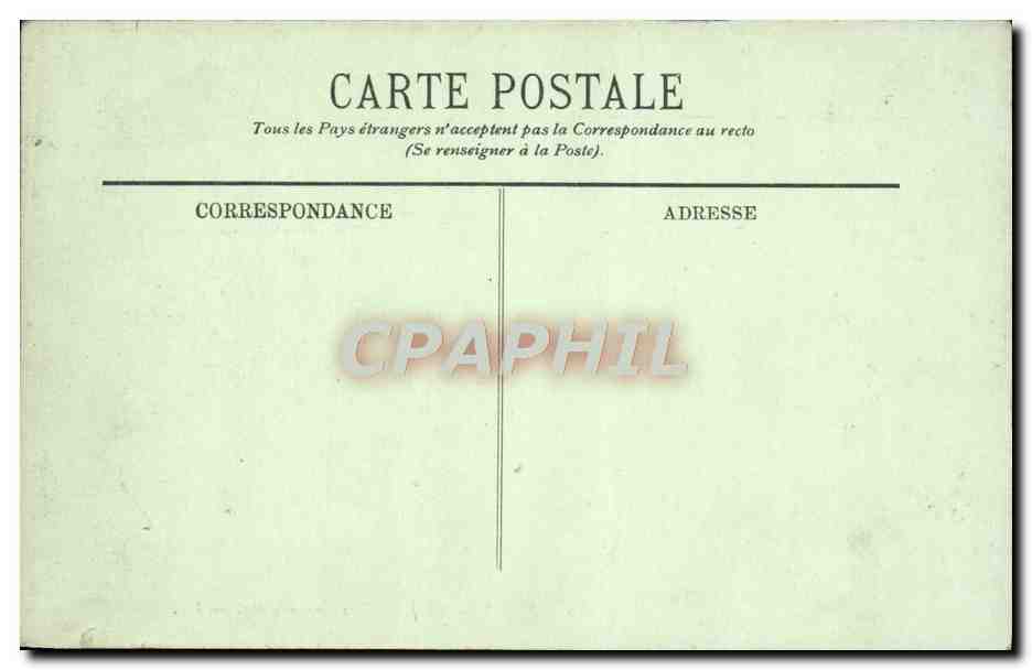 CPA Paris Le Jardin Du Luxembourg Lion — Verso