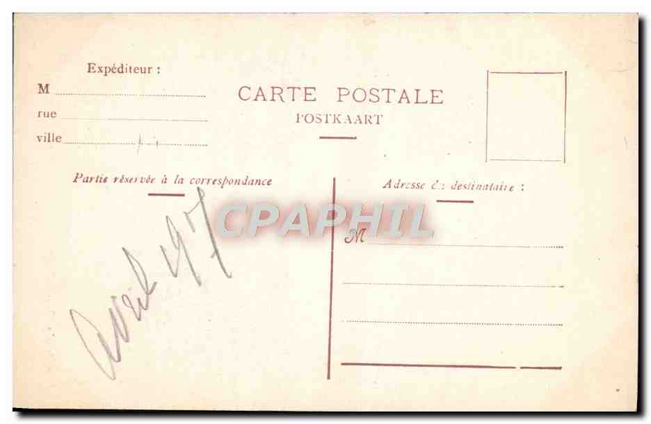 CPA Musee De Bruxelles Portrait d'un philisophe par G Dou  — Verso