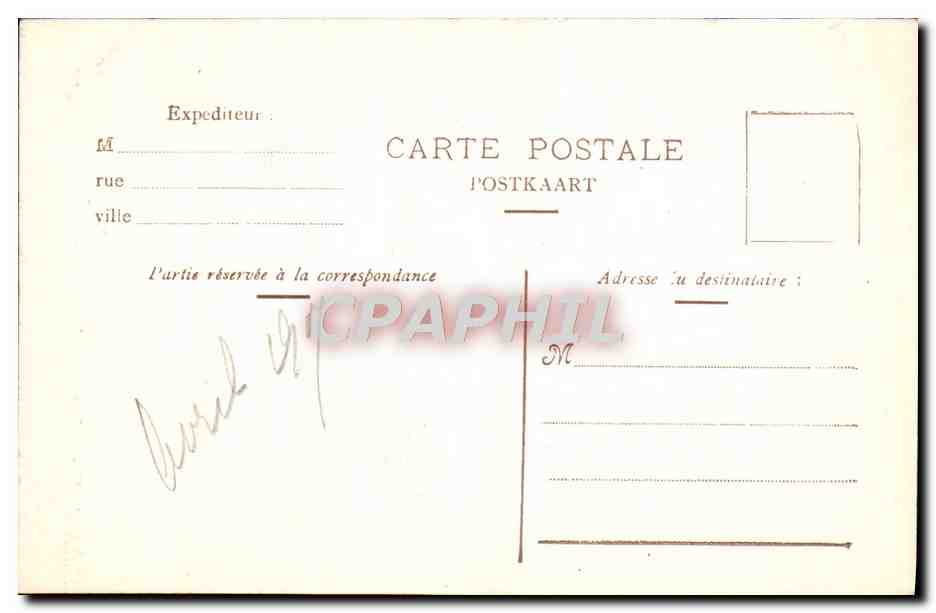CPA Musee De Bruxelles L'empereur Othon reparant l'erreur qu'il a commise par Bouts  — Verso