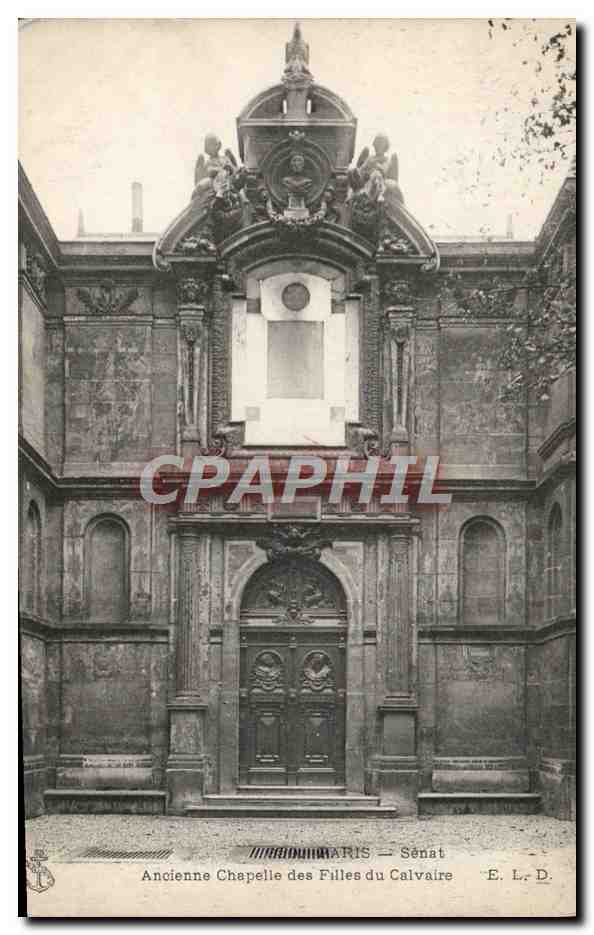 CPA Paris Senat Ancienne Chappelle Des Filles Du Calvaire