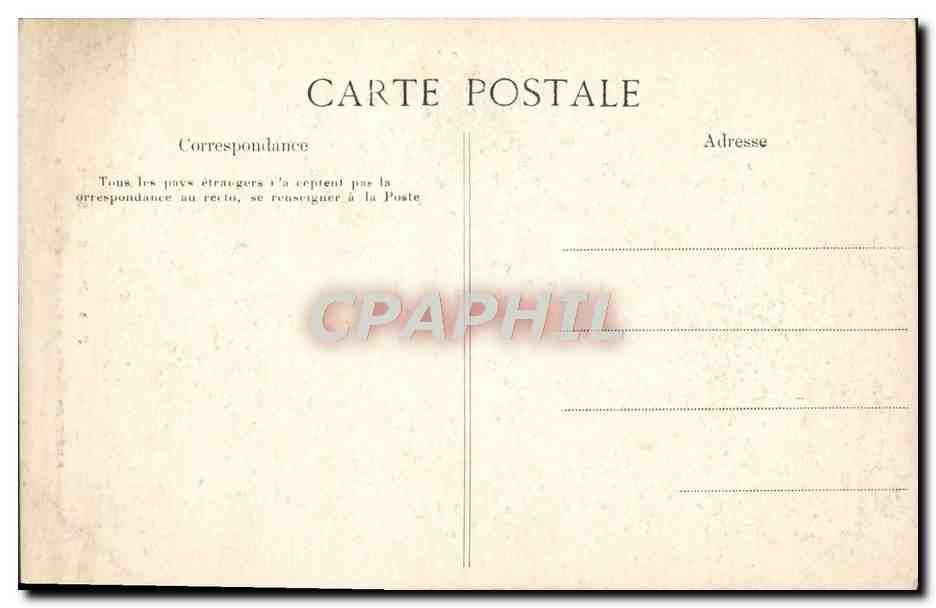 CPA Paris Senat Ancienne Chappelle Des Filles Du Calvaire — Rückseite
