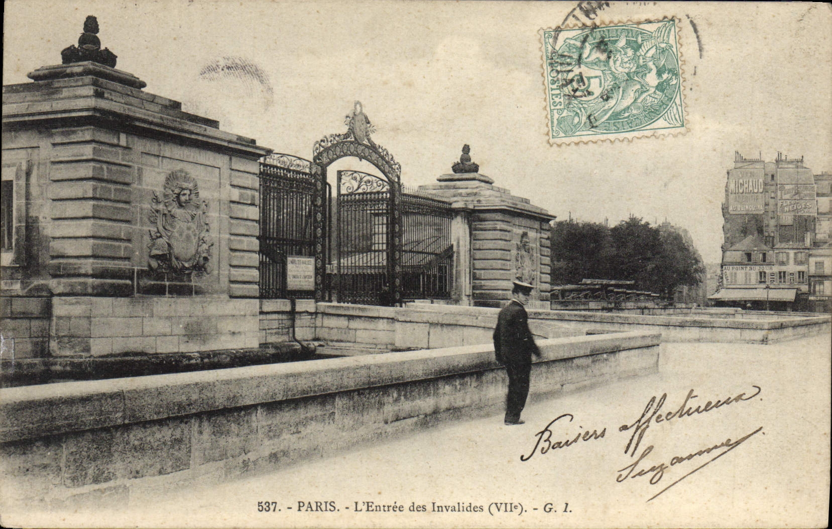 CPA Paris L'Entree Des Invalides